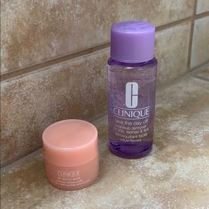 Clinique all about eyes and make up remover